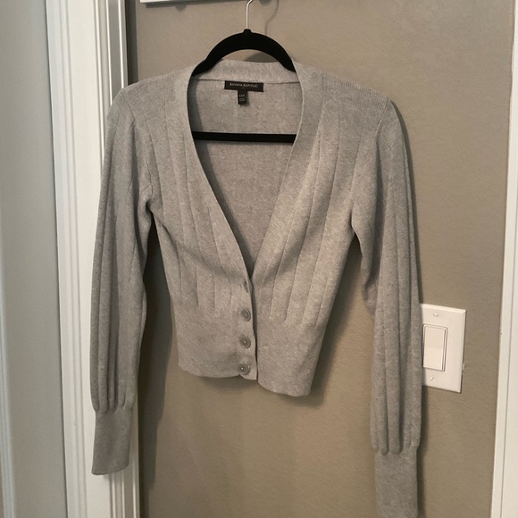 Banana Republic Sweaters Banana Republic Xxs Gray Cardigan Poshmark